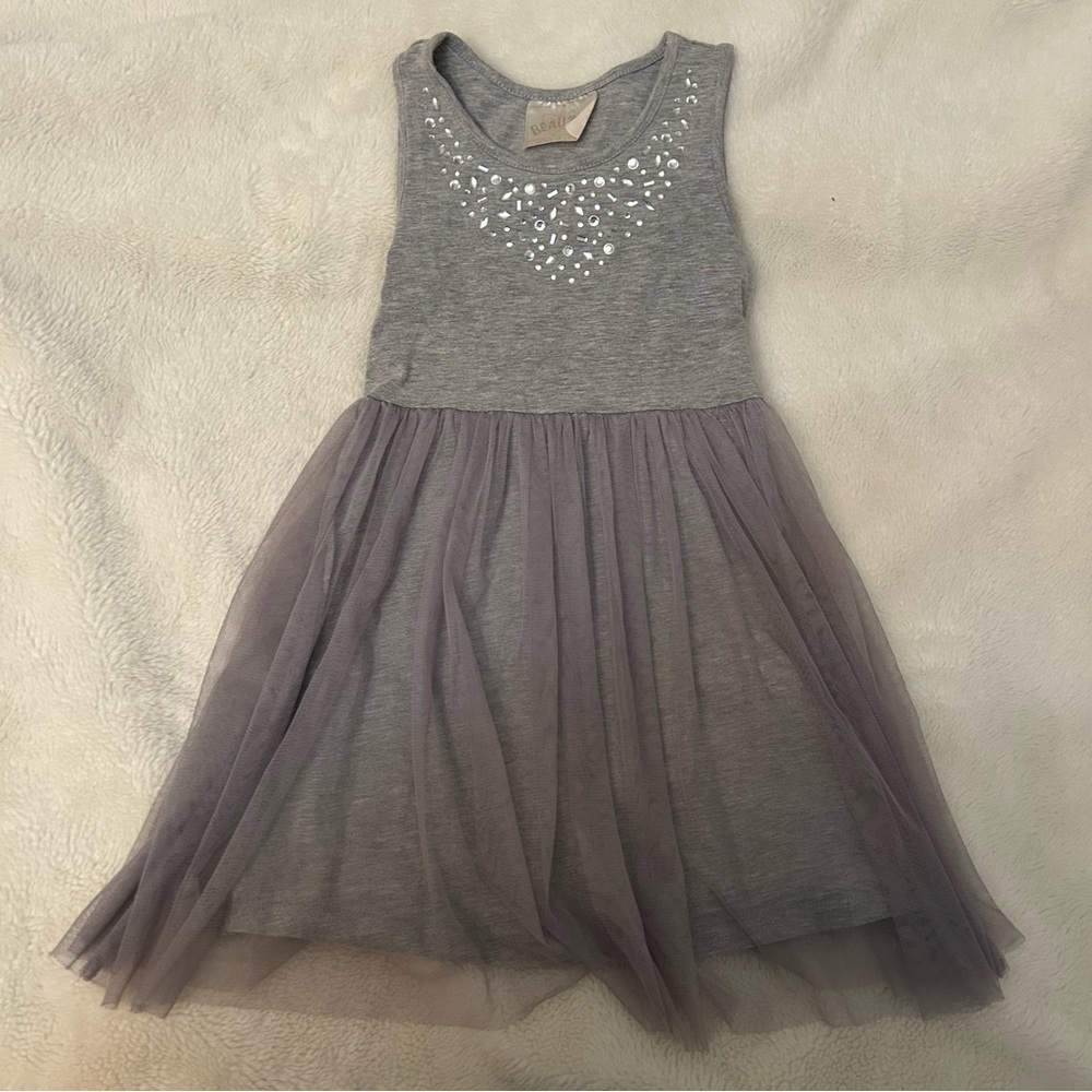 Size 5 GIRLS Rhinestone Dress B3